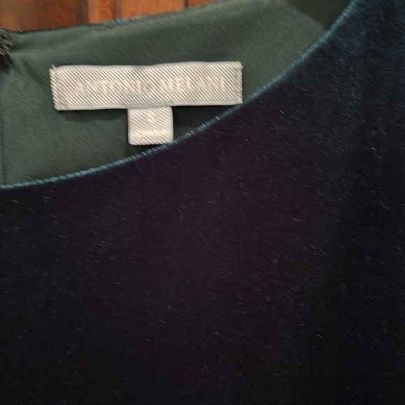 Nicola Bathie for Antonio Melani Velvet Dress. 17 inches pit to pit. - Picture 2 of 6